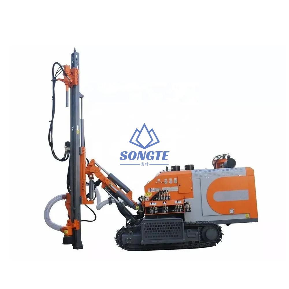 SD-535 With Built-in Air Compressor Crawler Air DTH Hammer Rig For ...