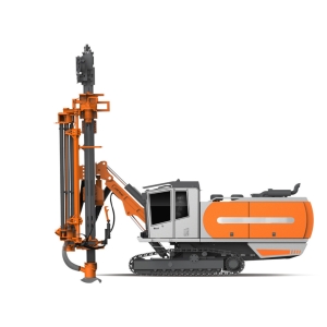 SDA-45 Integrated DTH Blast Hole Drill Rigs Built-in Air Compressor