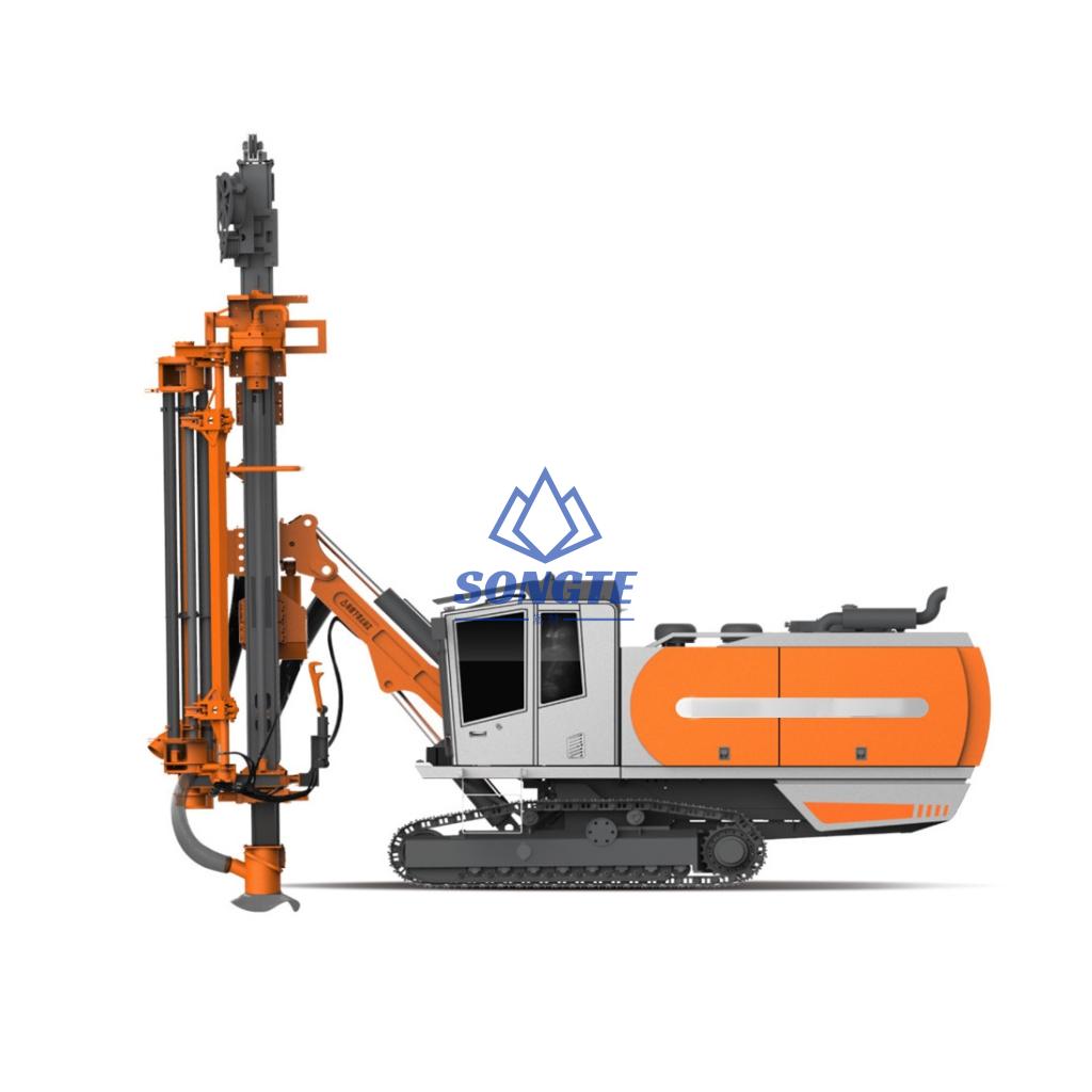 SDA-46 Changement automatique de tige Plate-forme de forage DTH intégrée Compresseur d’air intégré