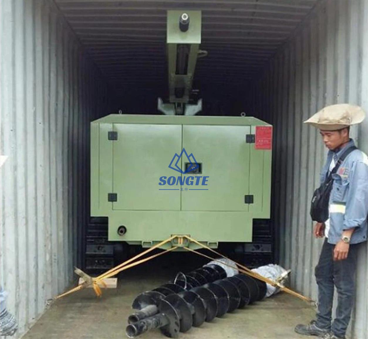 Photovoltaic Drilling Machine SPV-385Y For Solar Pile Installation ...