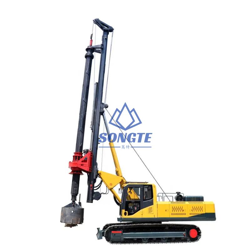 Machine rotative de plate-forme de battage SR-820 pour trous de pieux de 20 m