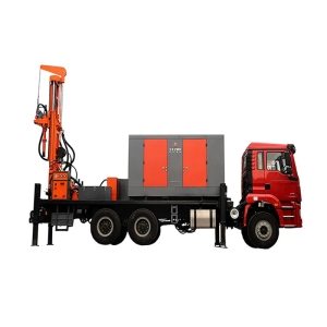 200m Truck Mounted Deep Well Drilling Rig With Air Compressor (SW-200T)