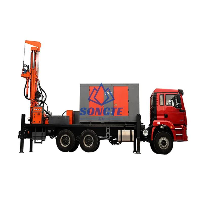 200Plate-forme de forage de puits profonds montée sur camion avec compresseur d’air (SW-200T)