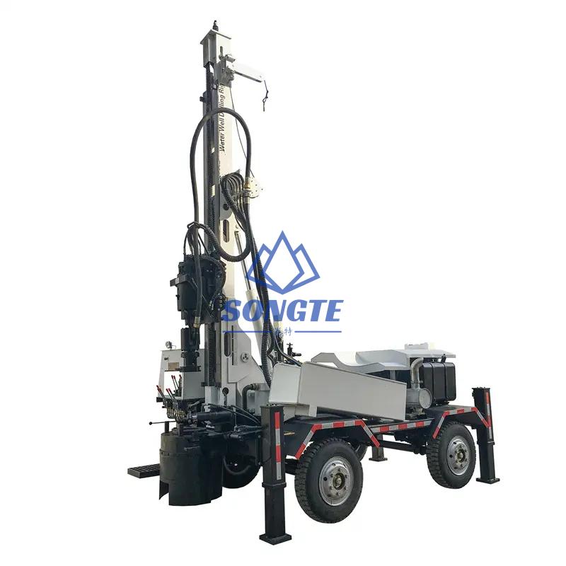 270m Remorque Plate-forme de forage de puits d’eau pour l’eau potable (SW-270L)