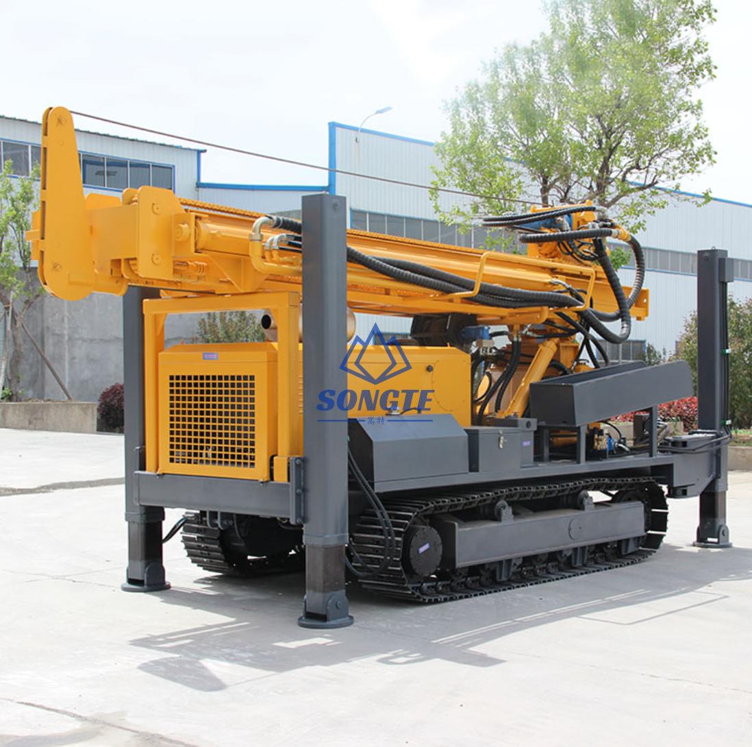 Well Rig Machine 680m Crawler Mounted Water Well Drilling Machine (SW-680C) - Songte The ...