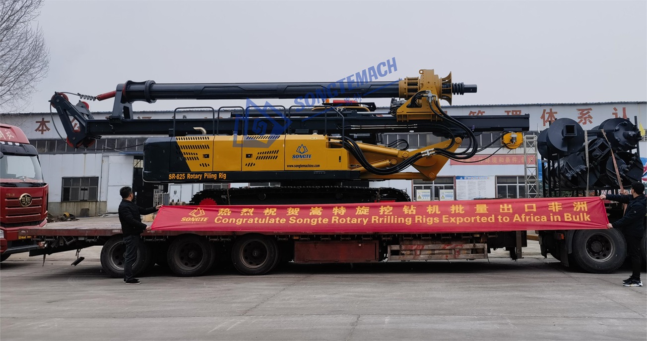 machine rotative de forage de battage