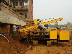SA-150Q Anchoring Drilling Rig Worksite Show