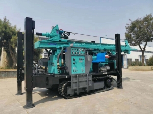 Our SW-280C crawler mounted water well drilling rig well received by customers!