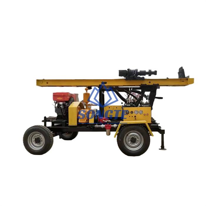 120m Remorque Forage de puits d’eau Petite plate-forme de forage de forage (SW-120MT)